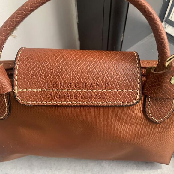 Longchamp Brown Leather Handbag - Picture 5 of 14